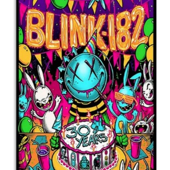 Blink-182 30th Anniversary Year Poster - Picture 2 of 2